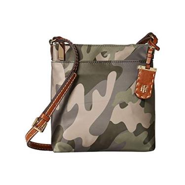 Imagem de Tommy Hilfiger Bolsa transversal feminina Julia, Camuflagem verde, One Size