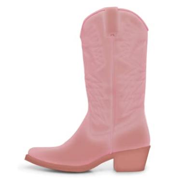 Imagem de Steve Madden Hayward Western Boot Pink Leather 6 M