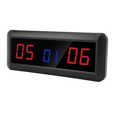 Imagem de HERCHR Placar digital, placar eletrônico portátil LED digital com controle remoto LED para mesa