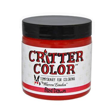 Imagem de Critter Color Tintura temporária de pele de cachorro – Sweet Avery Red da Warren London | Coloração vívida lavável e não tóxica para animais de estimação | Fácil de aplicar e secar | Não esfregue |