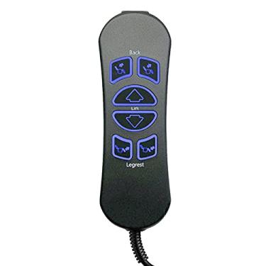 Imagem de IdeaEuropa Controle Remoto de Monofone com 6 Botões e 5 Pinos para Cadeiras de Elevação e Poltronas Reclináveis Elétricas