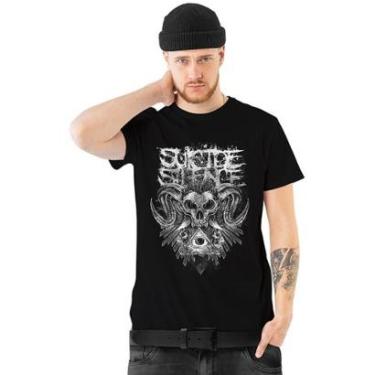 Imagem de Camiseta Stompy Power Suicide Silence Rock Banda-Masculino