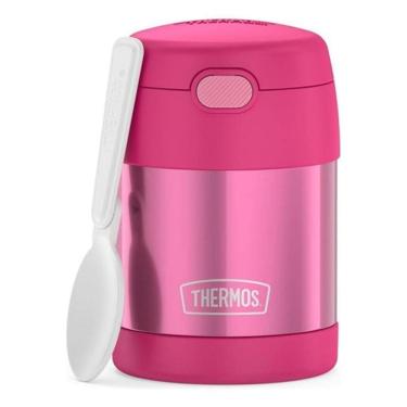 Imagem de Pote Térmico Funtainer Thermos 290ml - Rosa, Aço Inox