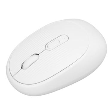 Imagem de Mouse Sem Fio, Mouse óptico Ergonômico 2.4G Com Receptor USB, 800 1600 2400 3 DPI Ajustável, Mouse de Computador para Laptop, PC, Chromebook (WHITE)