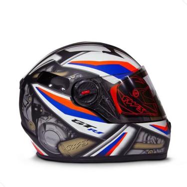 Imagem de Capacete Fechado GTN R1 Com Narigueira Várias Cores FW3 Tamanho 56 58 