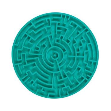 Imagem de Brinquedo e Comedouro Pet Games Labirinto Verde Água para Cães e Gatos