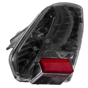 Imagem de Lanterna Traseira Especial Cromo Forte Twister 2001 À 2008, Fume, Únic