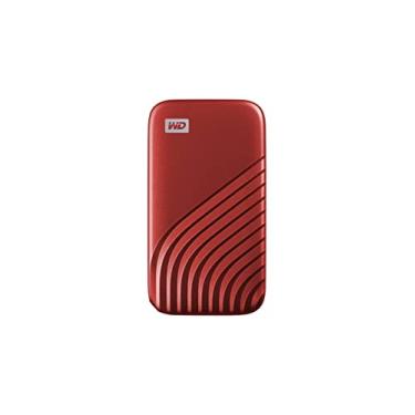 Imagem de Western Digital, SSD EXTERNO 1TB MY PASSPORT 2,5" USB 3.2 -VERMELHO - BAGF0010BRD-WESN