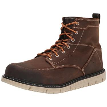 Imagem de KEEN Utility Men's San Jose 6 Soft Toe Wedge Work Boots, Coffee Bean/Star White, 8