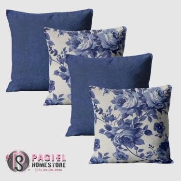Imagem de Kit Com 4 Capas de almofada  40cmx40cm - pagiel homestore