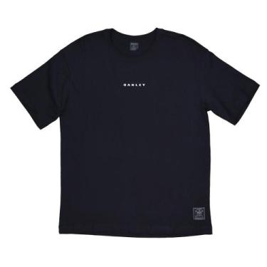Imagem de Camiseta Oakley Back to Skull Bark Tee, Blackout, P