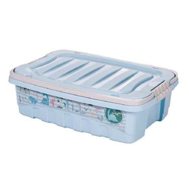 Imagem de Caixa Organizadora Infantil Decorada 8,5 litros Plasutil , Dino