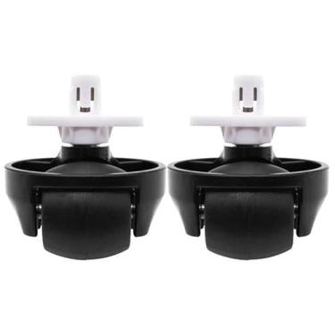 Imagem de WYZBEN Roda dianteira compatível com robô aspirador de pó Robotock S7 S7+ S7 Maxv Ultra Q5 Q7 Max Series (pacote com 2)