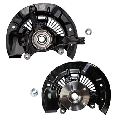 Imagem de TRQ Par completo de montagem de junta de direção e rolamento do cubo da roda para Sienna