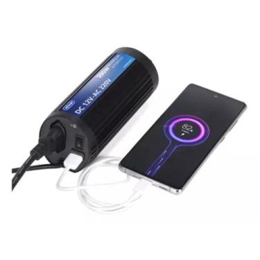 Imagem de Inversor De Tensão Automotivo Veicular 12v Usb 200w 220v - Knup