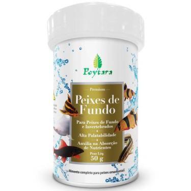 Imagem de Ração Para Peixes Alimento Poytara peixes de fundo 50g