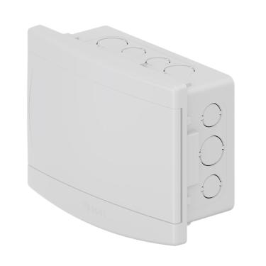 Imagem de Quadro Sem Barramento Embutir PVC Porta Branca - Tigre | 3-4 Disj. Ref.33046979