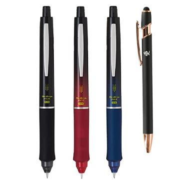 Imagem de Dr.Grip Lapiseira Pilot Dr. Grip ACE Corpo de cores sortidas de 0,5 mm (preto, azul-marinho, vermelho) 3 pacotes com adesivo Kanji Love, HDGAC-80R, 1,4 x 14,2 x 1,4 cm