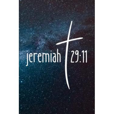 Imagem de Personal Journal Notebook: Jeremiah 29:11 - Midnight Sky - 6 x 9-100 Lined Pages: Perfect for note taking, diaries, sermon notes, or Bible Studies! Great for men or women!