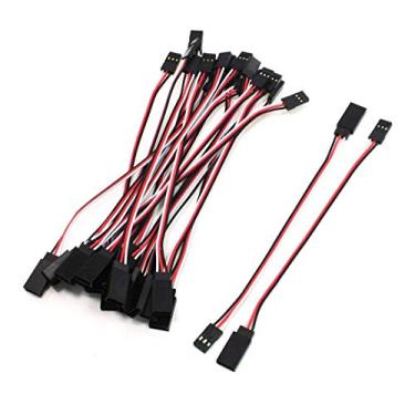 Imagem de YXQ 150mm Servo Extension Cable 3 Pin Male to Female Lead Wire for RC Airplane(10Pcs)