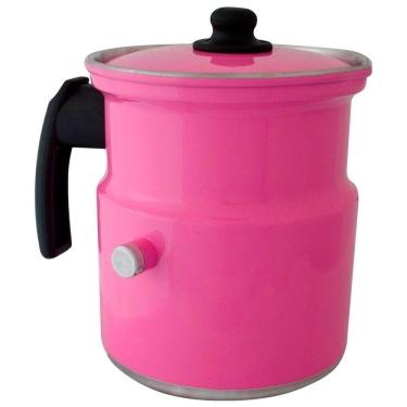 Imagem de Leiteira Rosa Resistente Gulê Em Alumínio 1,7 Litros