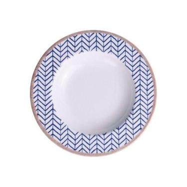 Imagem de Prato Fundo Tramontina Abstratta Porcelana Decorada 23cm Tramontina