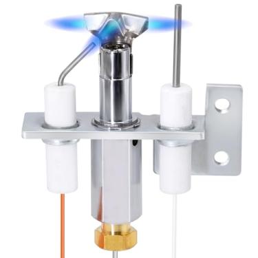 Imagem de Hiorucet Conjunto Piloto Ipi 385-510A / 4021-730 Gás Natural Para Lareiras Heat-N-Glo, Heatnglo, Quadra-Fire, Heatilator E Conjuntos De Toras A Gás, Peças De Reposição Para Conjunto Piloto Srv4021-7