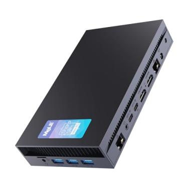 Imagem de MeLE Overclock X5 Minipc 12450H 12º Núcleo (Até 4,4 Ghz), 32 Gb Ddr4 1 Tb Pcie3.0X4 Ssd, Hdmi/Dp/Tipo-C/4K Tela Quádrupla Computador De Mesa Pequeno Para Escritório, Indústria, Profissional E Entret