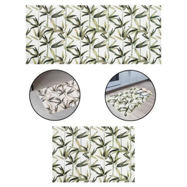 Imagem de Kit 2 Passadeiras Cozinha Antidrrapante Tapete Banheiro Lavanderia Tro