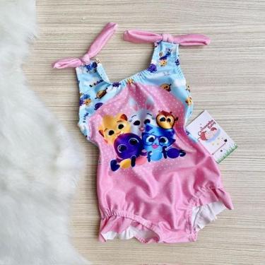 Imagem de Body Maio Suplex Infantil Temático Bolofofos 10 - Joaninha Baby, 03 AN