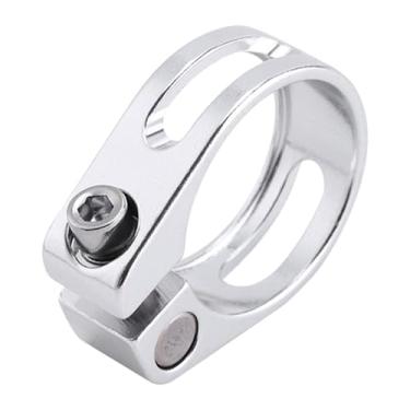 Imagem de Aymzbd Bicicleta Posto Crampo de 31,8 mm de bicicleta Bicicleta Bicicleta CLAMP CLAMP TUBO TUBO CLIP, Prata