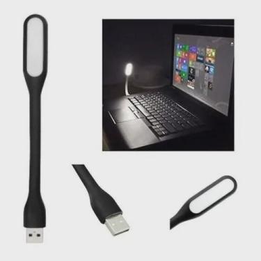Imagem de Luminária Usb Luz Led Abajur Flexível Notebook Suporte p- fita