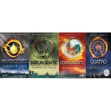 Imagem de Kit 4 livros veronica roth divergente convergente insurgente quatro