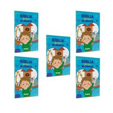 Imagem de Kit 10 Bíblias Infantil do Menino