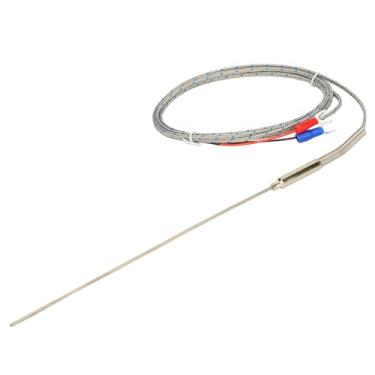 Imagem de Sonda de Sensor de Temperatura Termopar Tipo K, Ampla Faixa de Temperatura, Resposta Rápida Com Aço Inoxidável para Poliimida, Uso Multifuncional