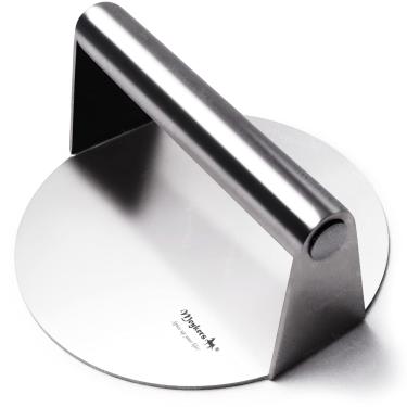 Imagem de Meykers Esmagador de hambúrguer de 16 cm | para frigideira de grelha | Prensador plano de ganho de peso Aço inoxidável 304 | sanduíche de carne bacon Panini | Kit de ferramentas para amantes de churrasco