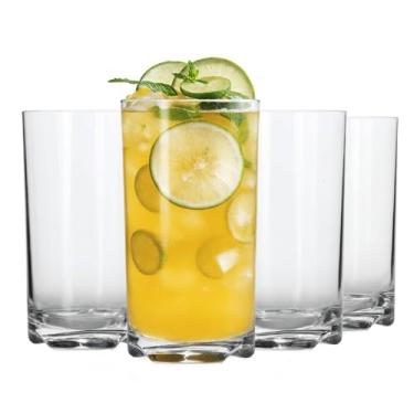 Imagem de Lily's Home – Copos de alta qualidade inquebráveis, feitos de plástico tritan à prova de quebra e ideais para uso interno e externo, reutilizáveis (14oz cada, conjunto de 4)