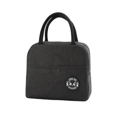 Imagem de Bolsa Térmica Portátil, 2.5L, Lancheira Organizadora com Alça Dupla, Zíper, Semi-Impermeável, Ideal para Lanches, Trabalho ou Passeios