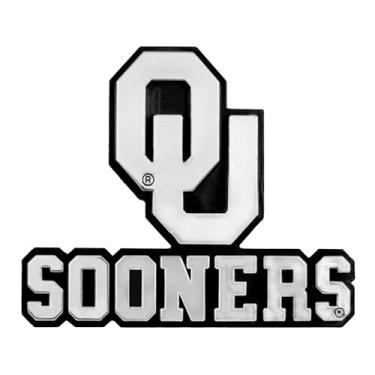 Imagem de NCAA Oklahoma Sooners Chrome Automobile Emblem
