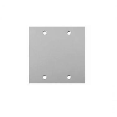 Imagem de Placa Piso Inox Alto Brilho 4x4 Cega