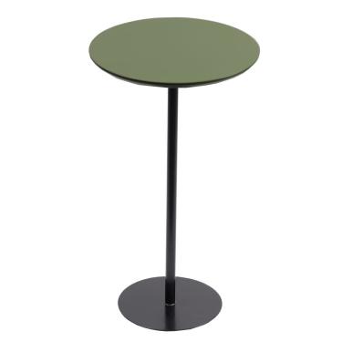 Imagem de Mesa Lateral 30cm (52cm Altura) Verde Acetinado