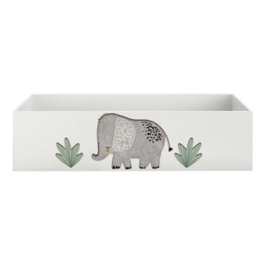 Imagem de Bandeja Kit Higiene Bebê MDF Premium Quarto Safari Savana - Neném na N