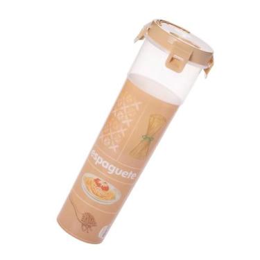 Imagem de Pote Porta Macarrão Espaguete com Tampa Dosadora Trava 1L - PLASUTIL