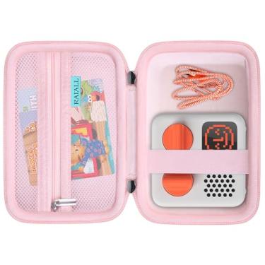 Imagem de RAIALL Estojo De Transporte Para Yoto Mini (Edição 2024) Reprodutor Áudio Bluetooth Infantil, Suporte Rígido Cartão Rádio, Bolsa Viagem Audiolivros Infantis, Cartões E Cabo, Rosa