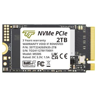 Imagem de Timetec 2TB M.2 2242 SSD NVMe PCIe Gen3x4 velocidade de leitura/gravação de um lado até 2.500/1.700 MB/s compatível com Lenovo Thinkpad X1 Nano Gen 2/ThinkPad 11e Yoga Gen 6/Thinkpad E15 Laptop e