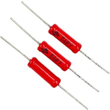 Imagem de QINIZX Resistor De Filme Vidro Esmaltado Alta Tensão 2W 10Kv Com Classificação Potência 2W, 1M Ohm, 3 Peças, Uso Para Gerador Marx/Retificador Duplicador