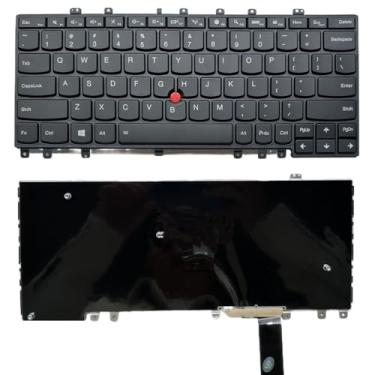 Imagem de Siakoocty Substituição De Laptop Com Layout Americano Sem Teclado Retroiluminado Para Lenovo Thinkpad S1 Yoga 12 S240 Sn20A45458 04Y2620