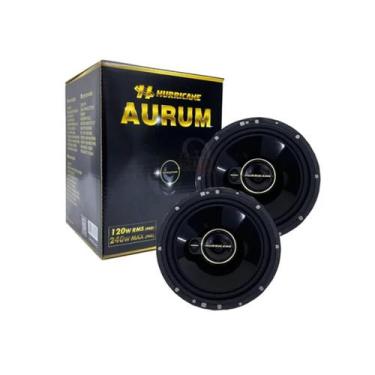 Imagem de Par Alto Falante Hurricane Aurum Triaxial 6 Pol 120W RMS