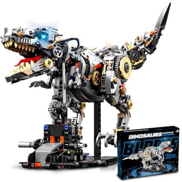 Imagem de Ideas Mechanical Tyrannosaurus Building Set with Light,Collectible Set for Adults, Compatible with Lego Animal,Authentically Detailed Build and Display Model for Home or Office Décor (1268PCS)