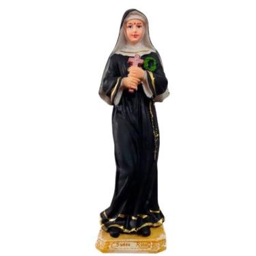 Imagem de Imagem de Santa Rita de Cássia em Resina - 20 cm - Lojinha Uai
